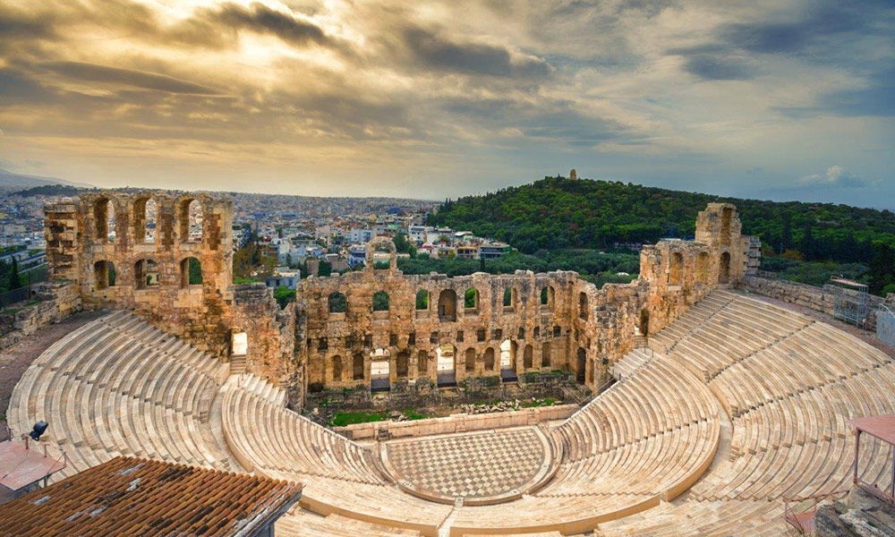 The theater of Herodion Atticus